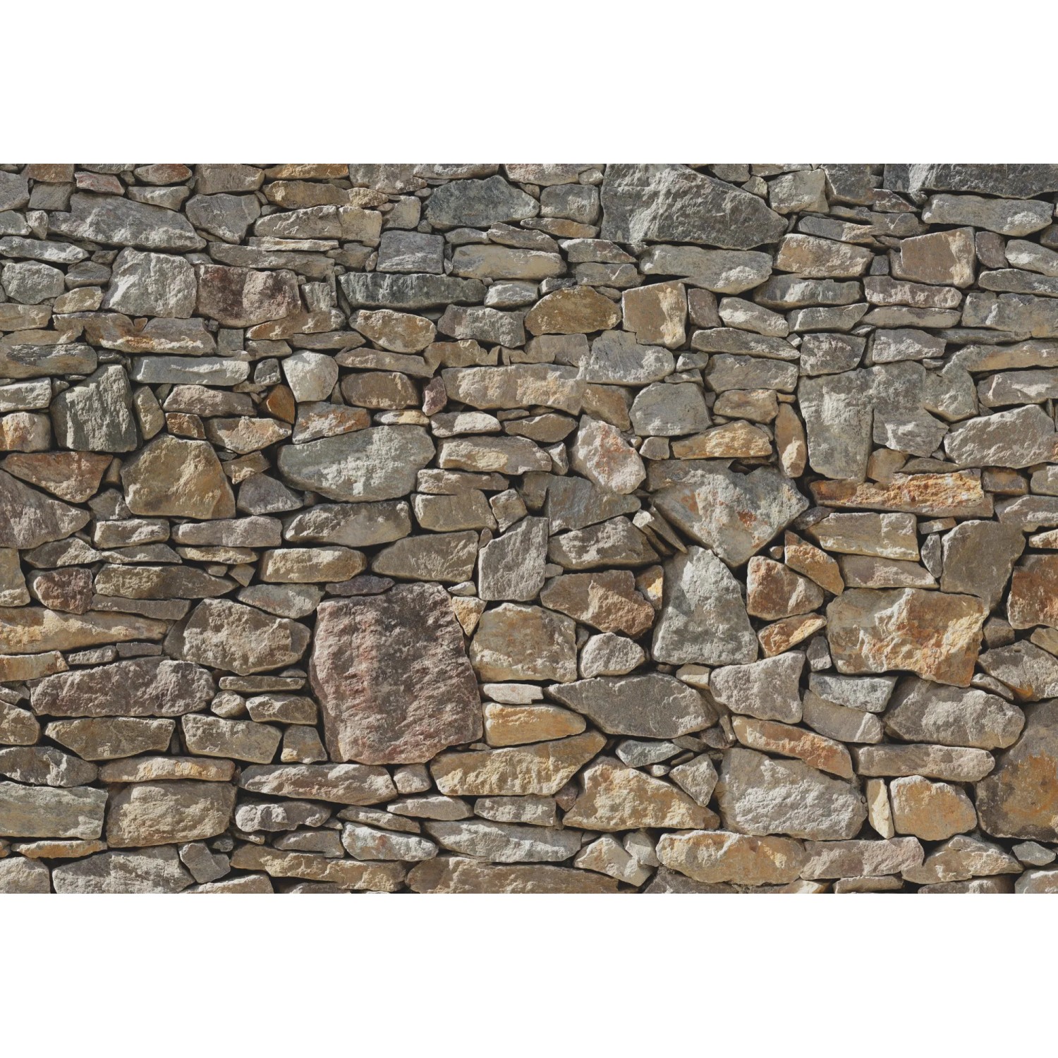 E-shop Komar Papierová fototapeta Stone Wall, 8-dielna, 368 x 254 cm FSC®