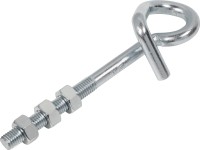 LUX-TOOLS Hák na napínanie lana, pozinkovaný, M10 x 145 mm