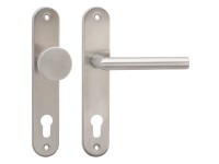 Cobra Štítové dverové kovanie Vision PZ 72 RE, KL/KO, nerez