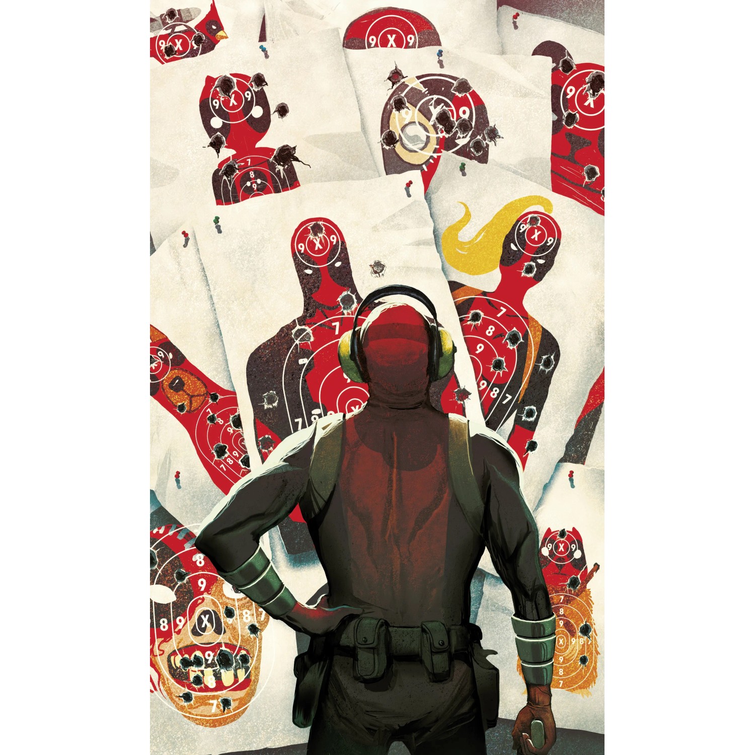E-shop Komar Vliesová fototapeta Marvel Deadpool Target Shooting 150 x 250 cm