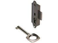 Hettich Zásuvkový pákový zámok pre poštovú schránku poniklovaná oceľ