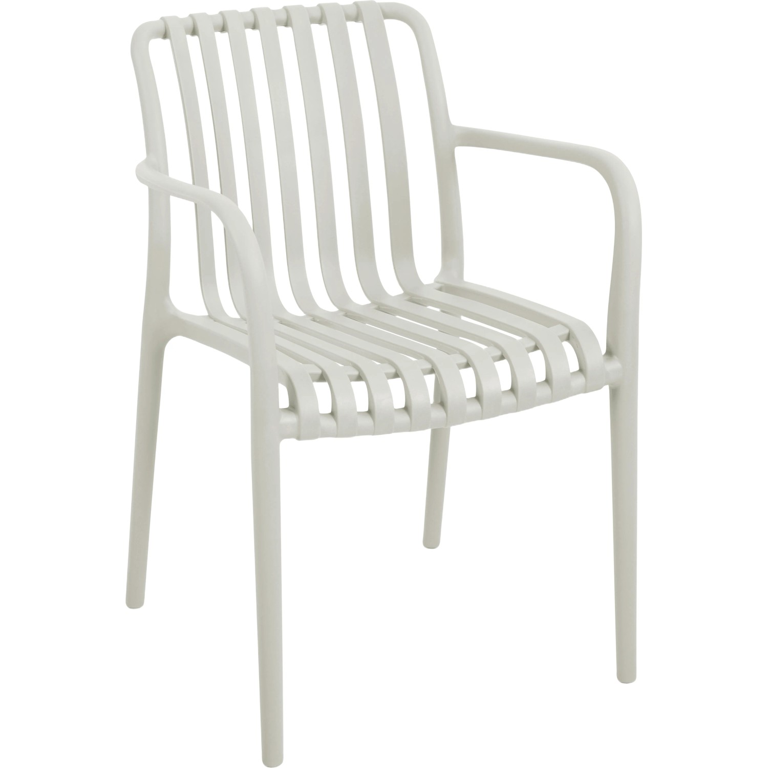 E-shop OBI Stohovacia stolička Merrydale biela 81 x 56 x 58 cm