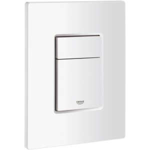 Grohe Skate Cosmopolitan WC ovládacie tlačidlo v chróm-matný chróm-nerez.