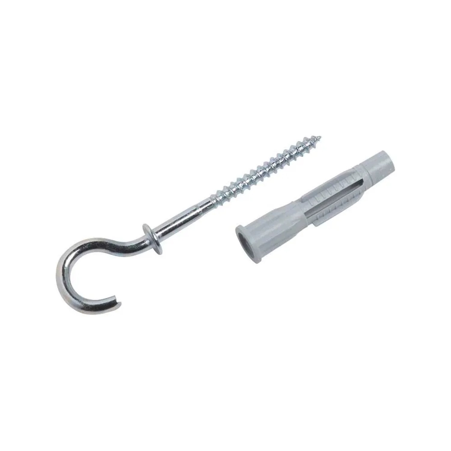 E-shop LUX-TOOLS Univerzálna hmoždinka s golierom 6 x 34 mm, vr. háku 3,5 x 60 mm, 4 ks