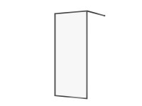 Cersanit Sprchová zástena Walk-In Larga čierna 90 x 200 cm