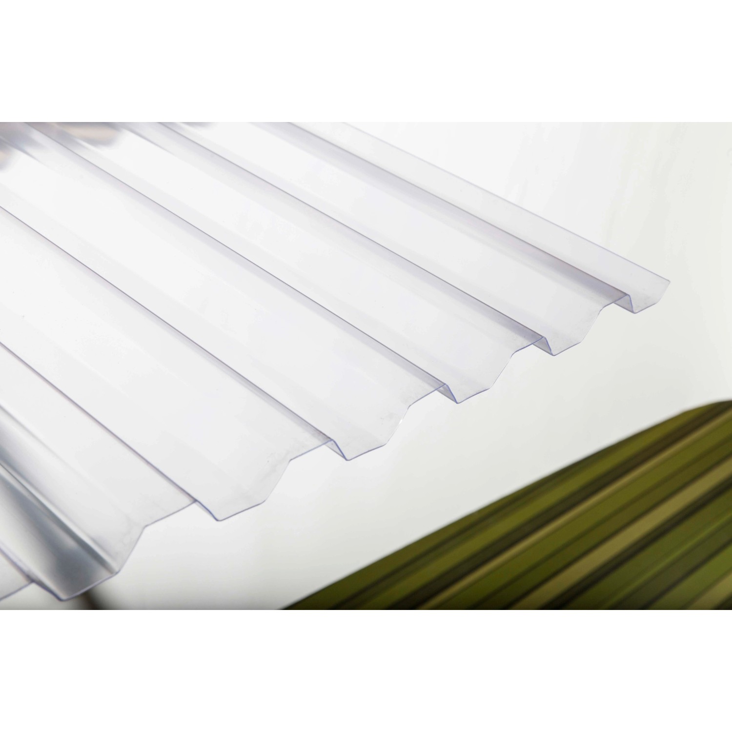 E-shop Gutta Vlnitá doska Guttagliss PVC trapéz, 0,8 mm, 70/18, číra, 200 x 90 cm