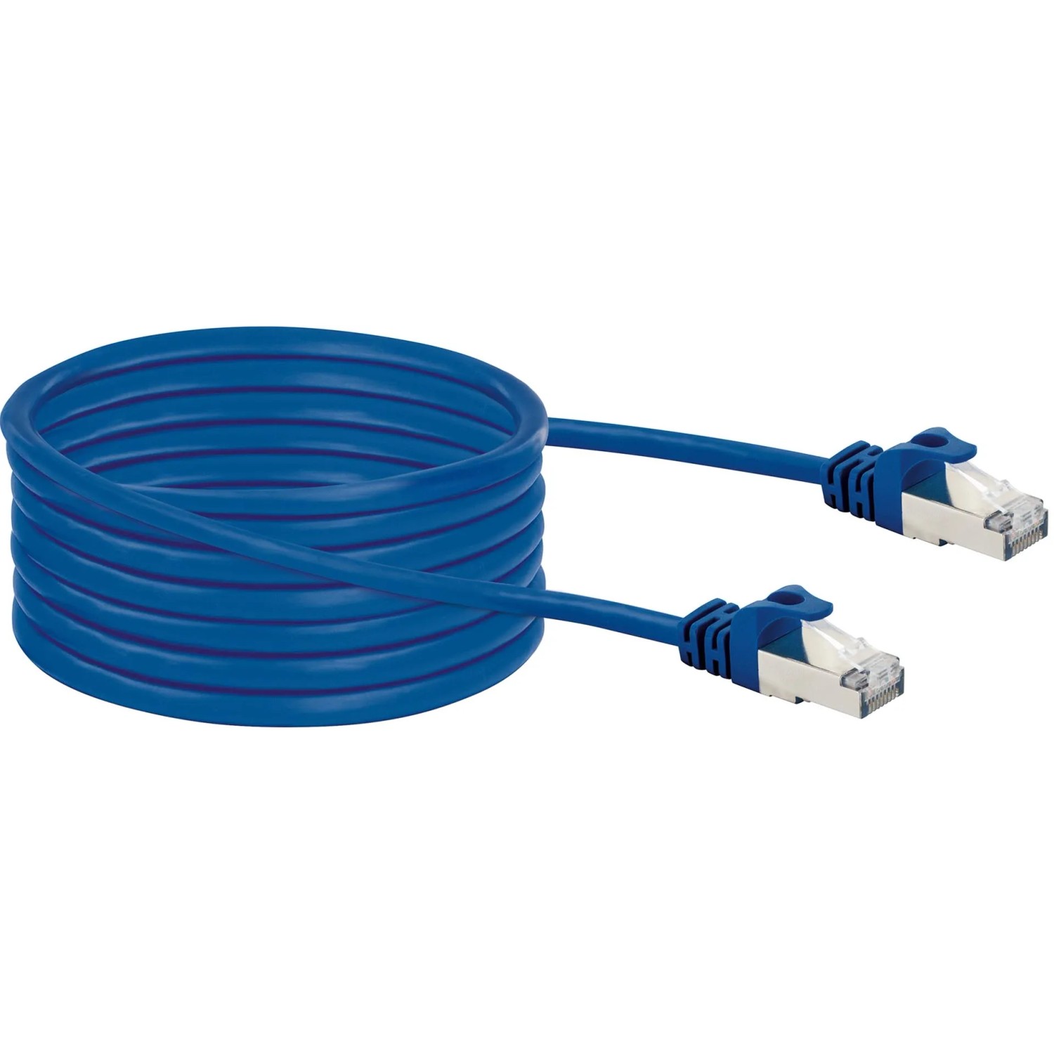 E-shop Schwaiger Sieťový kábel CAT8 (S/FTP) RJ45, modrá, 10 m