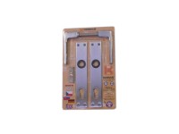 Komas Dverné kovanie Al 26102, kľučka-kľučka, hliník, PZ/90