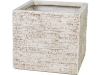 Mega Collections Kvetináč Utah Cubi púštna béžová 27 x 27 x 28 cm Mega Collections Kvetináč Utah Cubi púštna béžová 27 x 27 x 28 cm