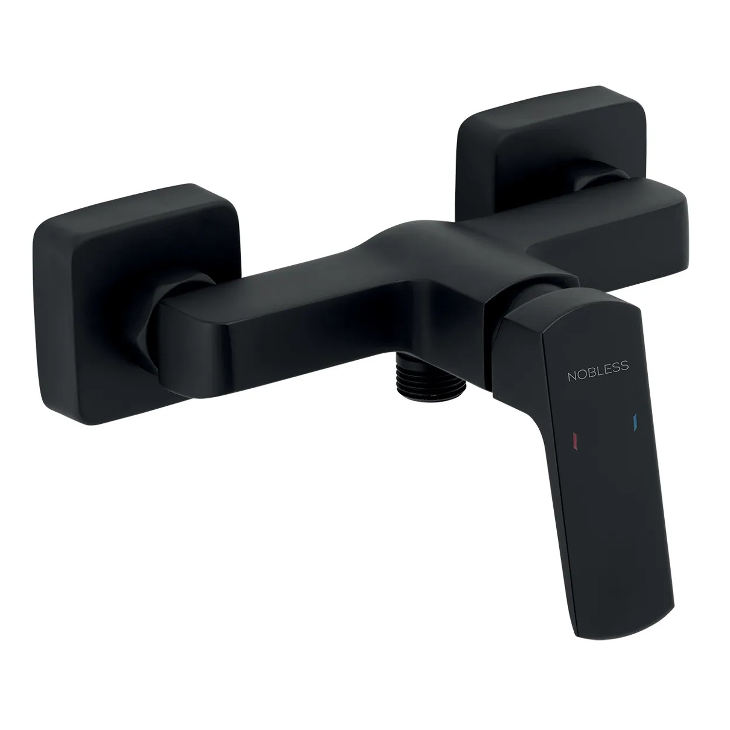 E-shop Nobless EGO Nástenná sprch. batéria 43061/1,5 bez prísl., čierna, rozstup 150 mm