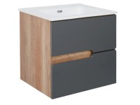 Kúpeľňová skrinka SUZI CA 60 s umývadlom, 620 x 560 x 470 mm