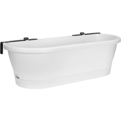 elho Kvetináč Corsica Easy Balcony biely, 60 x 19 x 24 cm