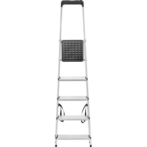 5-stupňový hliníkový rebrík pre domácnosť s pracovnou výškou 297 cm a nosnosťou 150 kg.