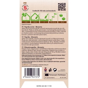 GardenSeed Premium Semienka Paprika Monanta