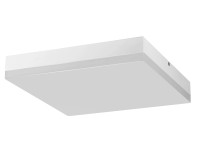 EURAKLES LED svietidlo 12W, 800lm, 4000K, IP44, biele, 22 x 22 x 5,1 cm