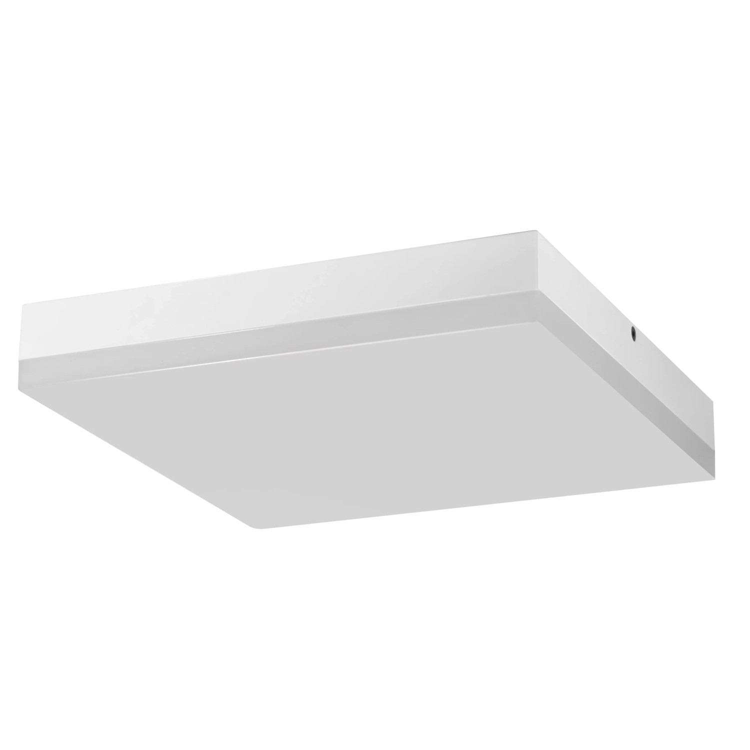 E-shop EURAKLES LED svietidlo 12W, 800lm, 4000K, IP44, biele, 22 x 22 x 5,1 cm