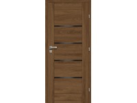 Voster Rámové falcové interiérové dvere VINCI 10 NERO 3D.f. orech Palermo 60 P