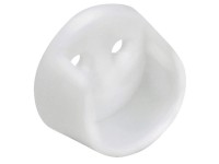 Hettich Podpera okrúhlych šatníkových tyčí, biela, pr. 20 mm, 2 ks