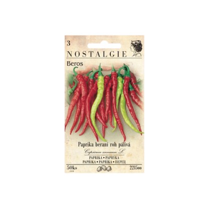 Nostalgie Paprika zeleninová BEROS typ baraní roh