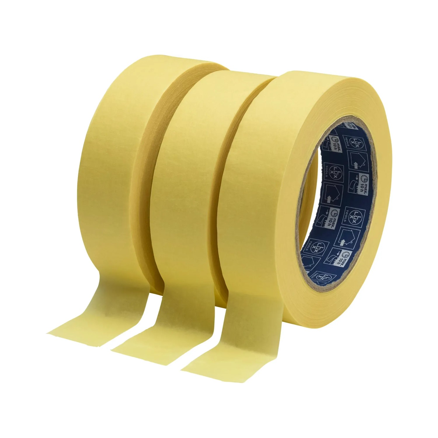 E-shop LUX-TOOLS Súprava krepových lepiacich pások 3 ks, 3 cm x 50 m
