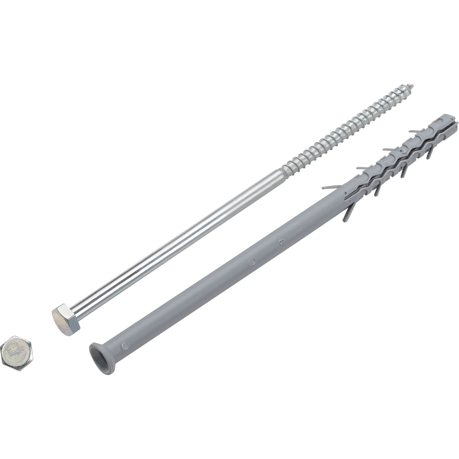 E-shop LUX-TOOLS Hmožd. do oken. rámu pr. 10x200mm vr.skrutiek SW13 6,8x205mm, 4ks