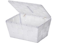 Wenko Kúpeľňový kôš Adria s vekom biely