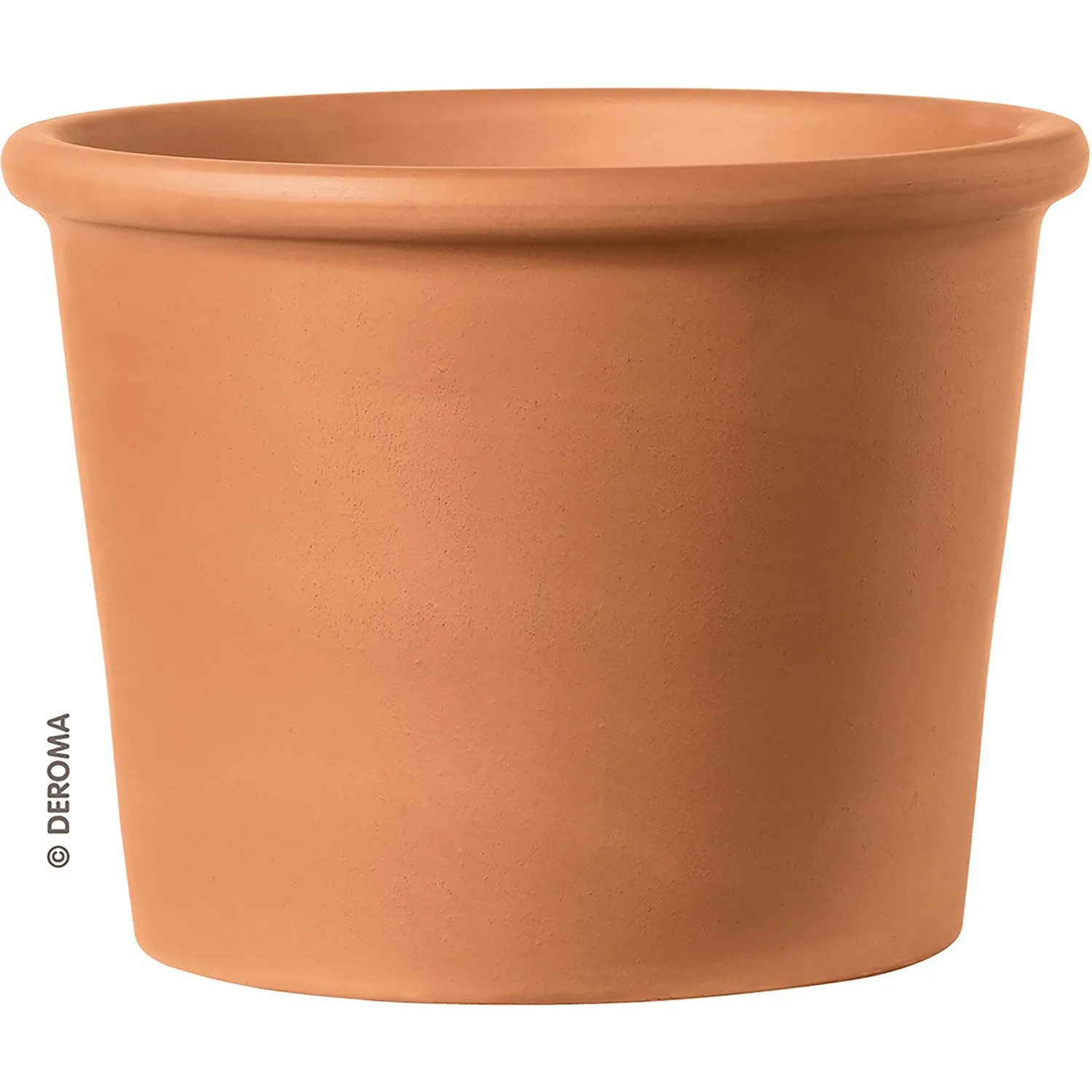 E-shop Deroma Kvetináč Cilindro Bordato Cotto terakota pr. 28 x 29 cm