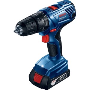 Modrá akumulátorová vŕtačka Bosch Professional, všestranné aku náradie.