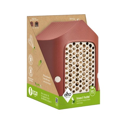 elho Hmyzí hotel Cosy červeno-biely 23 x 18 x 17,6 cm