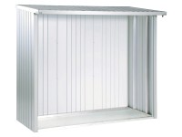 Biohort Zadná stena pre WoodStock 150 strieborná, 145,5 x 1,1 x 196,5 cm