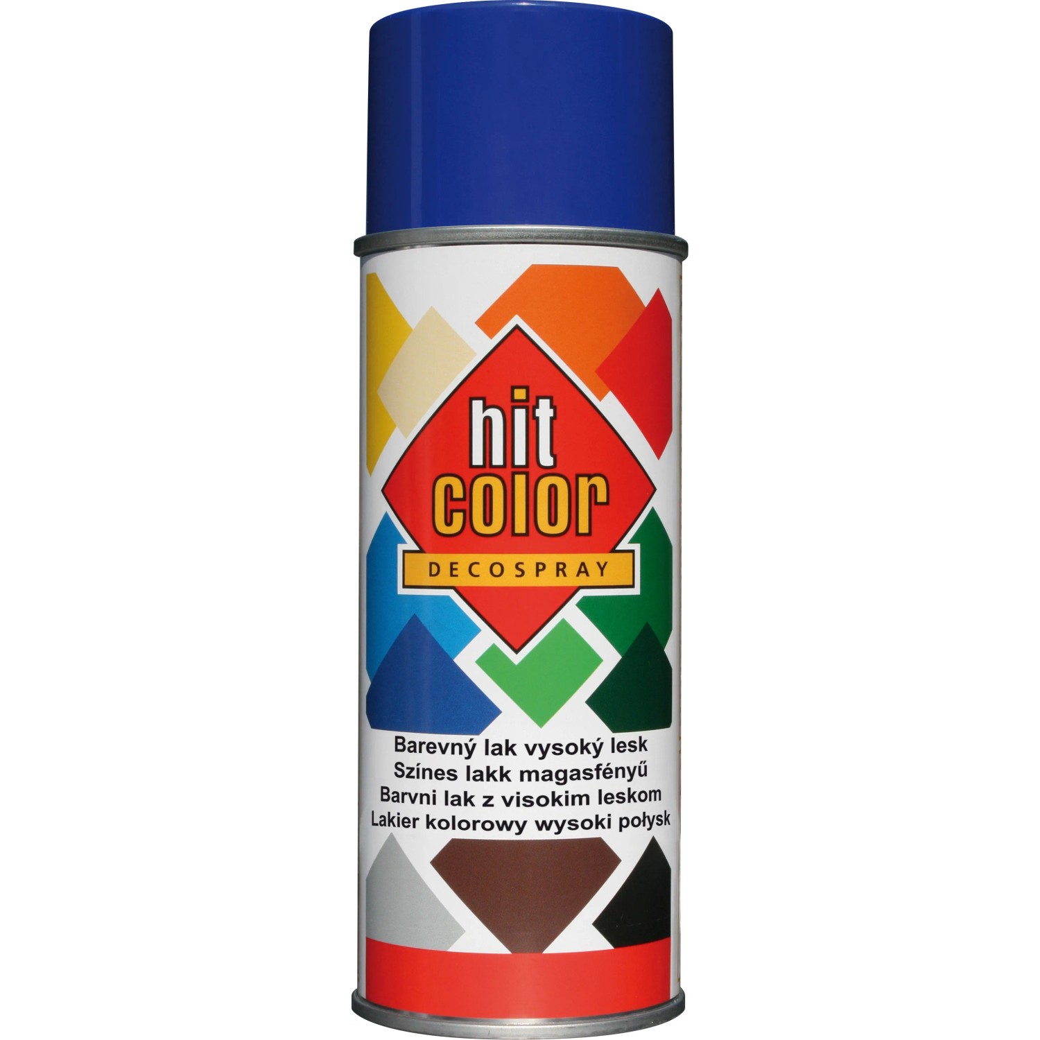 E-shop hitcolor Dekoratívny lak v spreji vysoký lesk RAL 5002 ultramarínový 400 ml