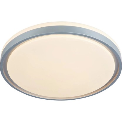 LED Stropné svietidlo ANGERA, strieborné, 30 W, pr. 44,5 cm