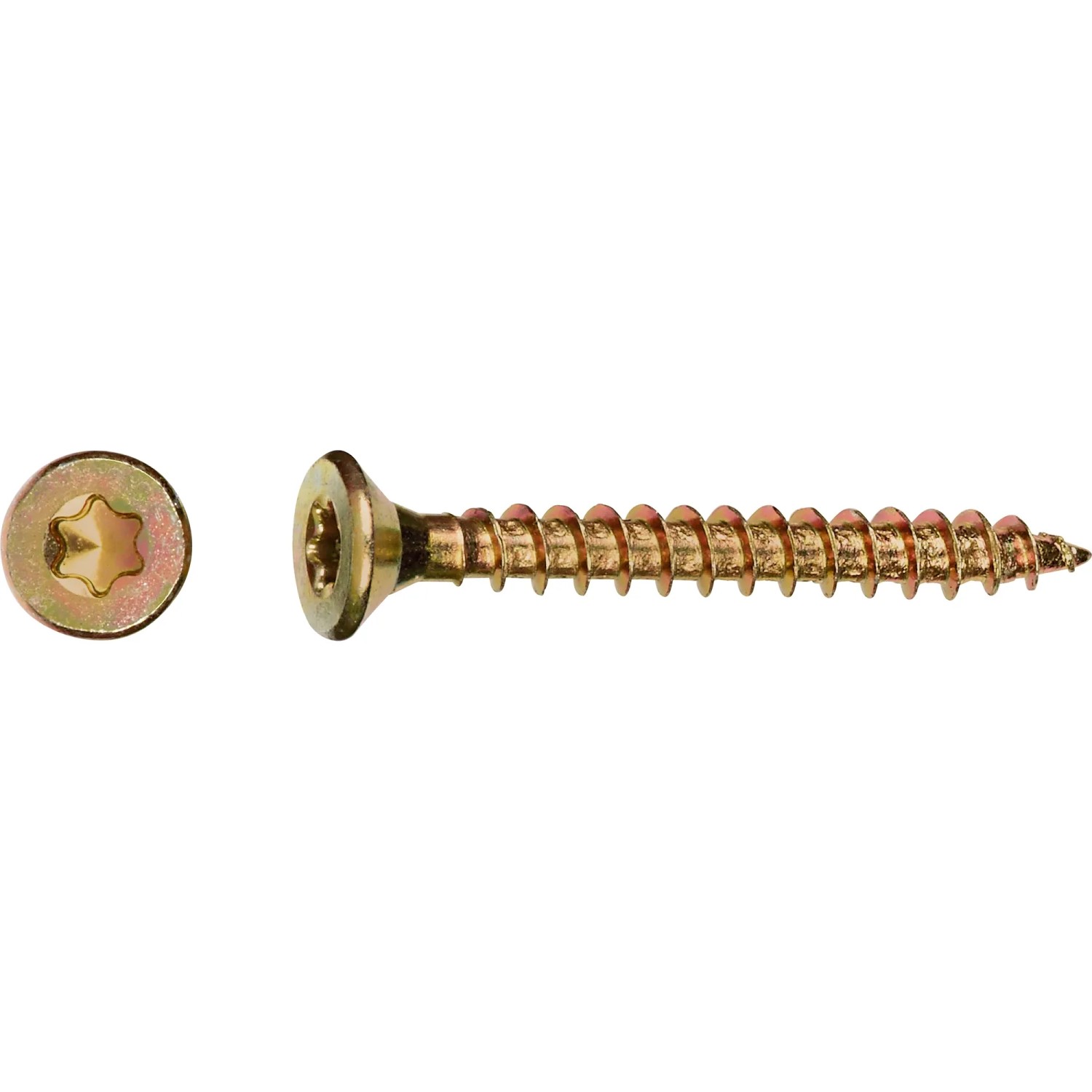 E-shop Uni skrutky so zápustnou hlavou TX20 plný závit žlto pozink. 4x35 mm, 200 ks