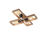 Just Light Stropné svietidlo FRANKY čierne 62 x 57 cm Just Light Stropné svietidlo FRANKY čierne 62 x 57 cm