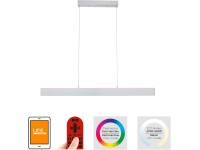 Just Light. Závesné LED svetlo LOLAsmart Nila, RGB+2700-5000K+ovl., 121 x 120 cm