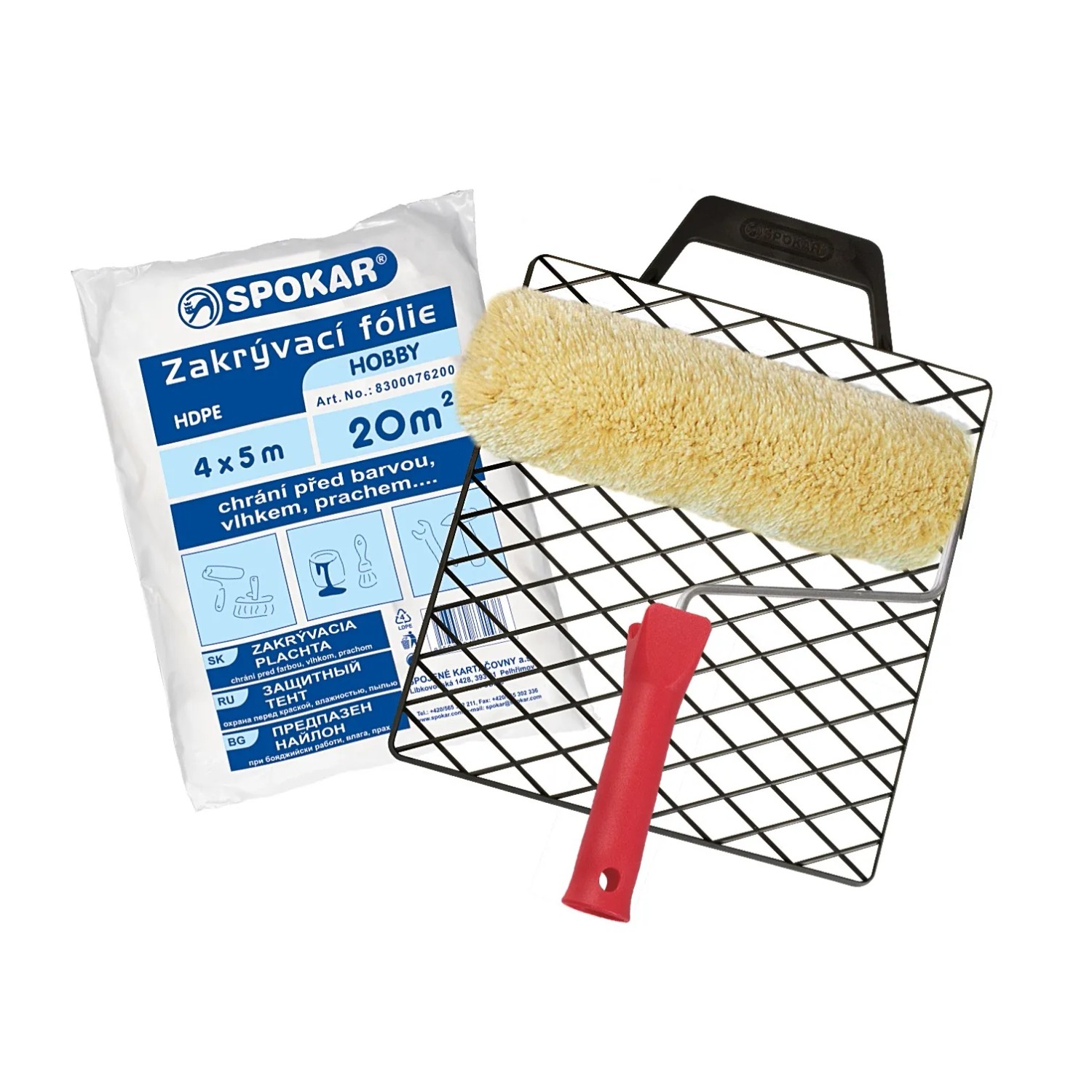 E-shop SPOKAR Súprava Plyš žltozelený 240 mm + fólia