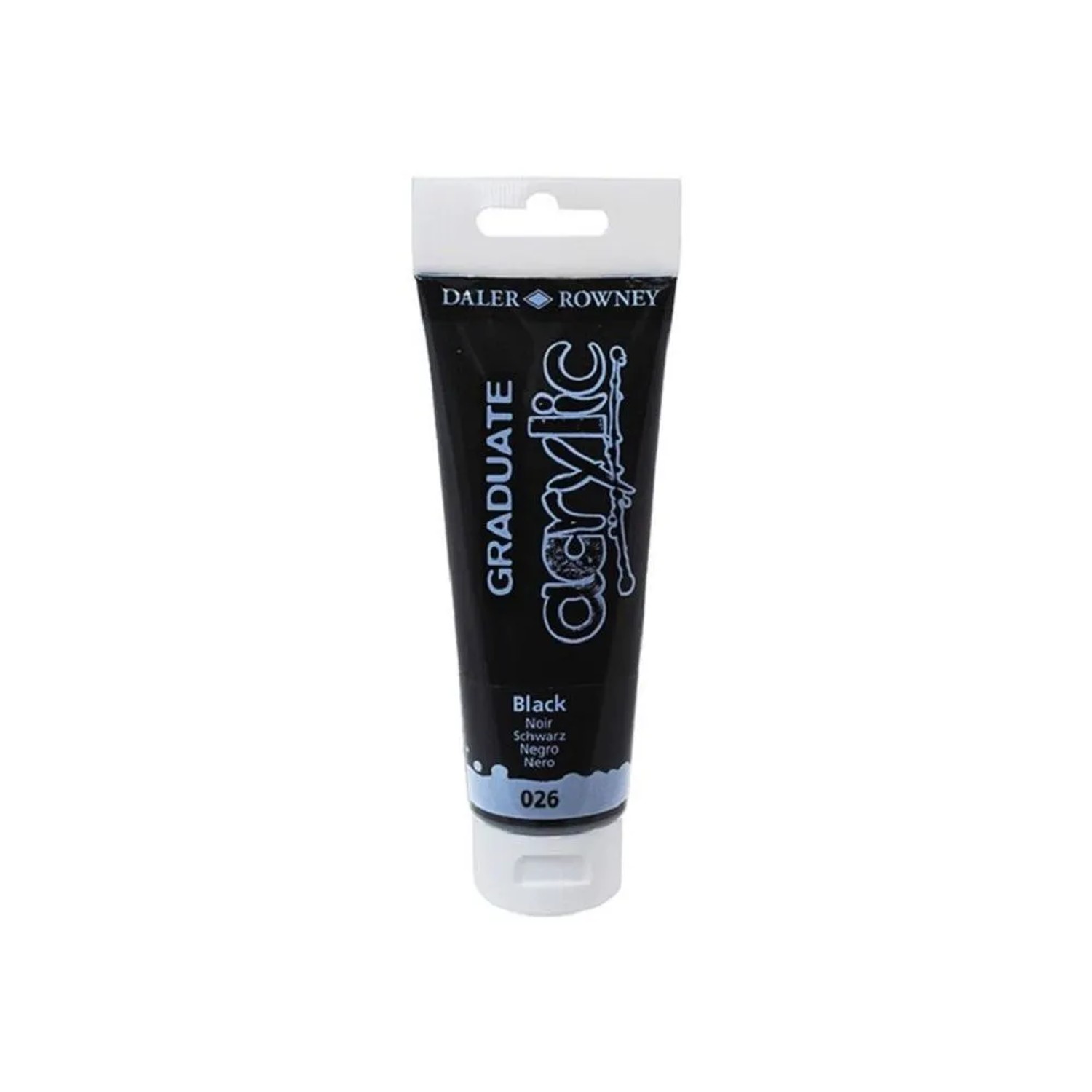 E-shop Daler Rowney Akrylová farba GRADUATE čierna, 120 ml