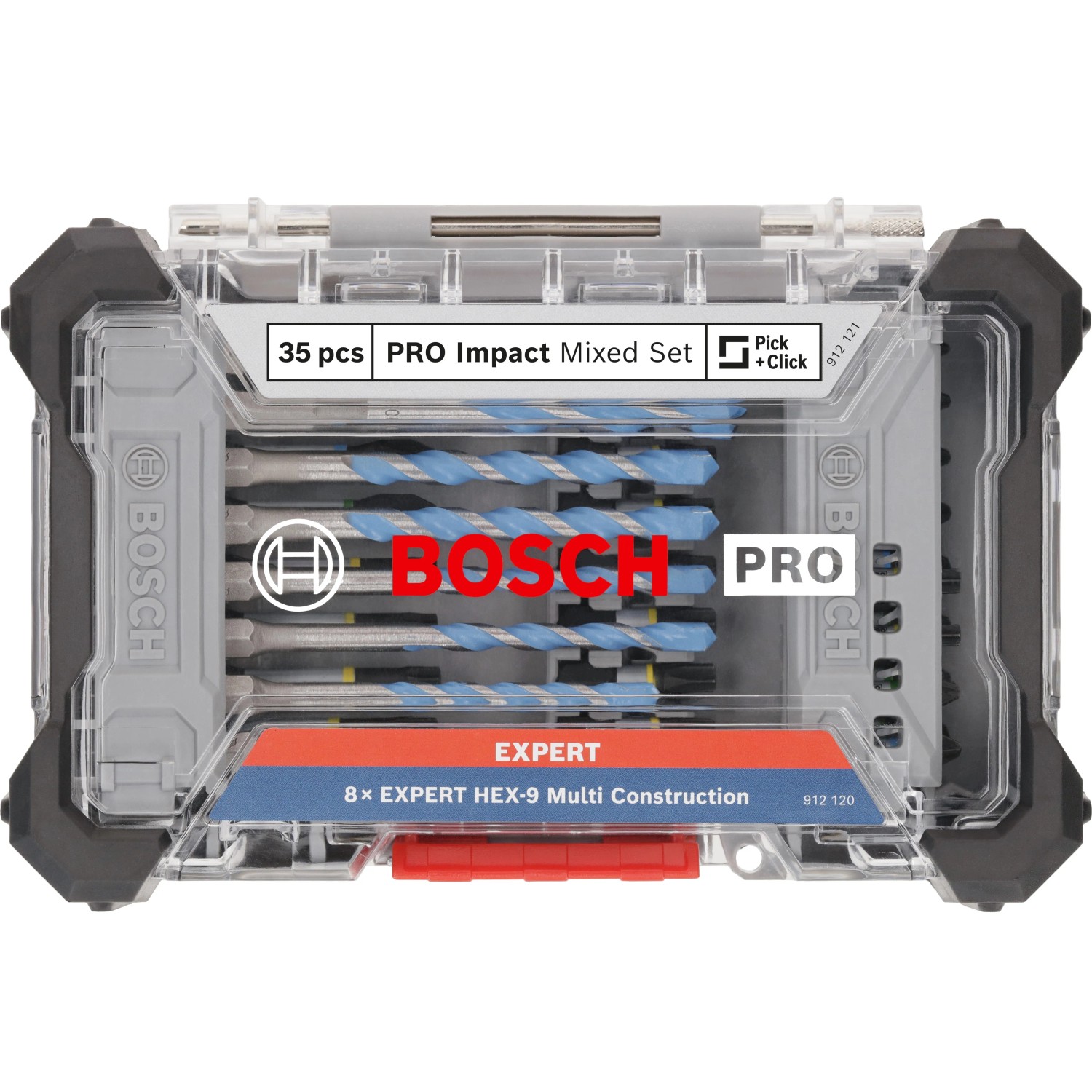 E-shop Bosch Sada skrutkovacích bitov a vrtákov Pro Impact Mixed, 35-dielna