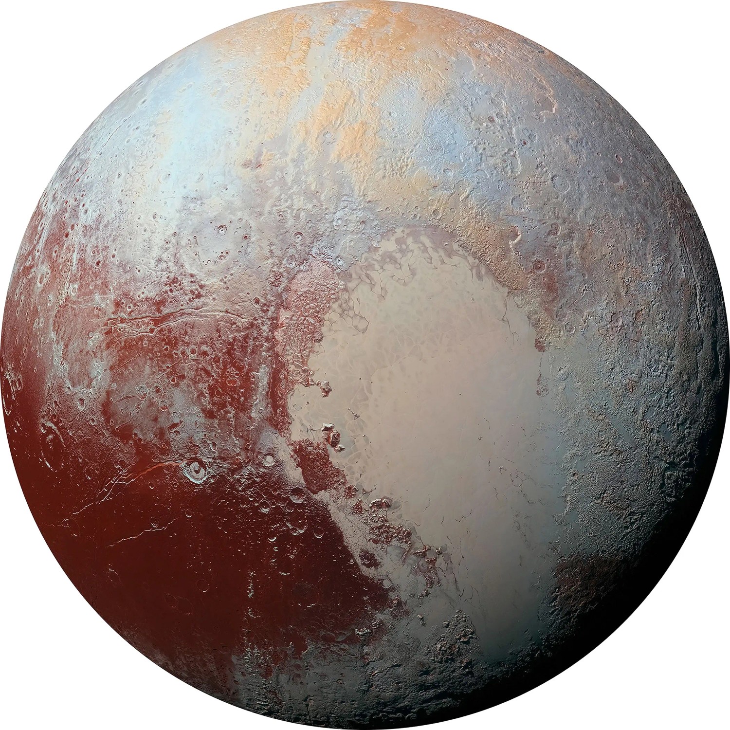 E-shop Komar Samolepiaca vliesová fototapeta Dot Pluto pr. 125 cm