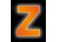Conacord Reflexné domové písmeno Z, oranžové, 8 cm