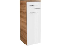 Fackelmann Kúpeľňová závesná stredná skrinka MILANO suk. dub/biela 302x826x320mm