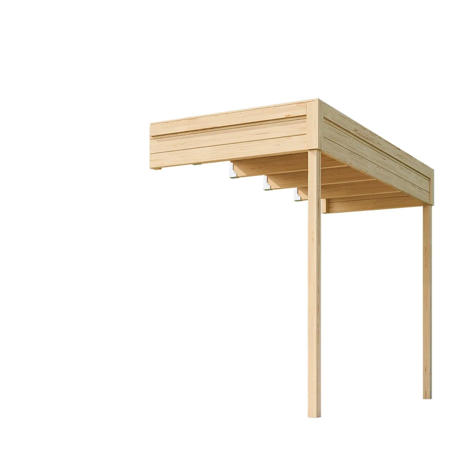 E-shop Weka Prístavba 1 pre drevený záhradný domček Batu 3, prírodná, 150 x 300 cm