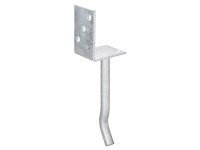 Kotviaca pätka tvar L s tŕňom do kameňa žiarovo pozinkovaná 200 x 80 x 60 mm