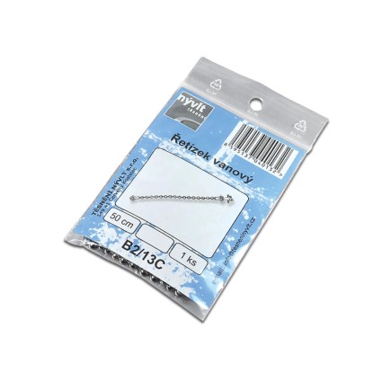 Náhradná retiazka k zátkam pre umývadlo 50 cm