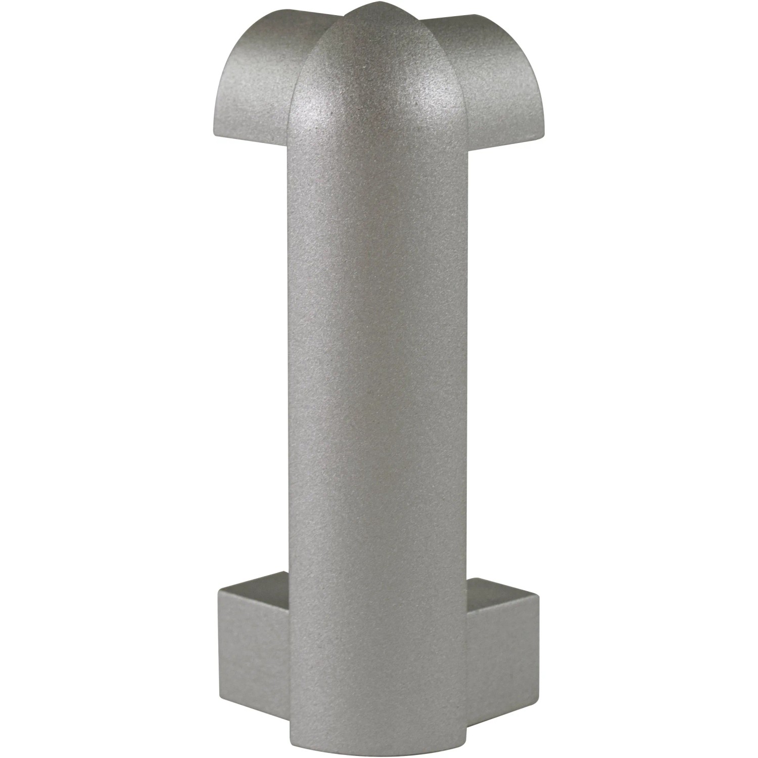 E-shop Fuchs Design Hliníkový sokel - vonkajší roh, strieborný matný, 7 cm