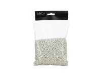 MICA Decorations Dekoratívne perly v sáčku sivé 4-8 mm