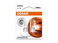 OSRAM Pomocná autožiarovka Original so skl.nástr.päticou W5W, 12V, 2 ks (BLI)