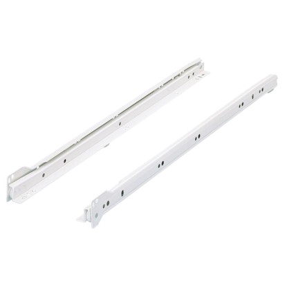 Hettich Čiastočný rolničkový výsuv FR 302, 20 kg, biela, 250 mm