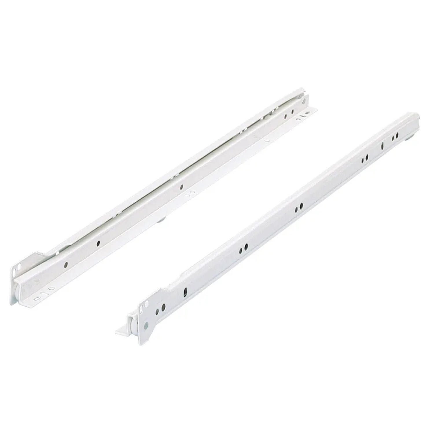 E-shop Hettich Čiastočný rolničkový výsuv FR 302, 20 kg, biela, 250 mm