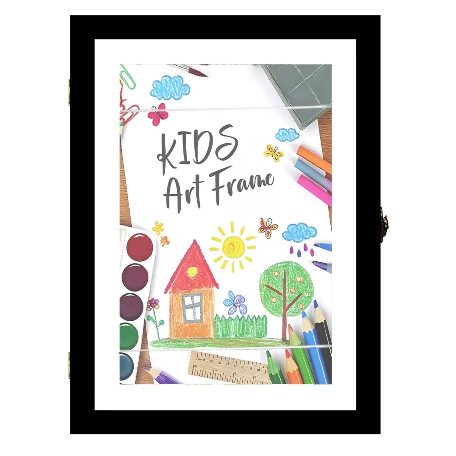 E-shop Bondecor Rám 3D na kresby, plastový, čierny 24 x 33 cm